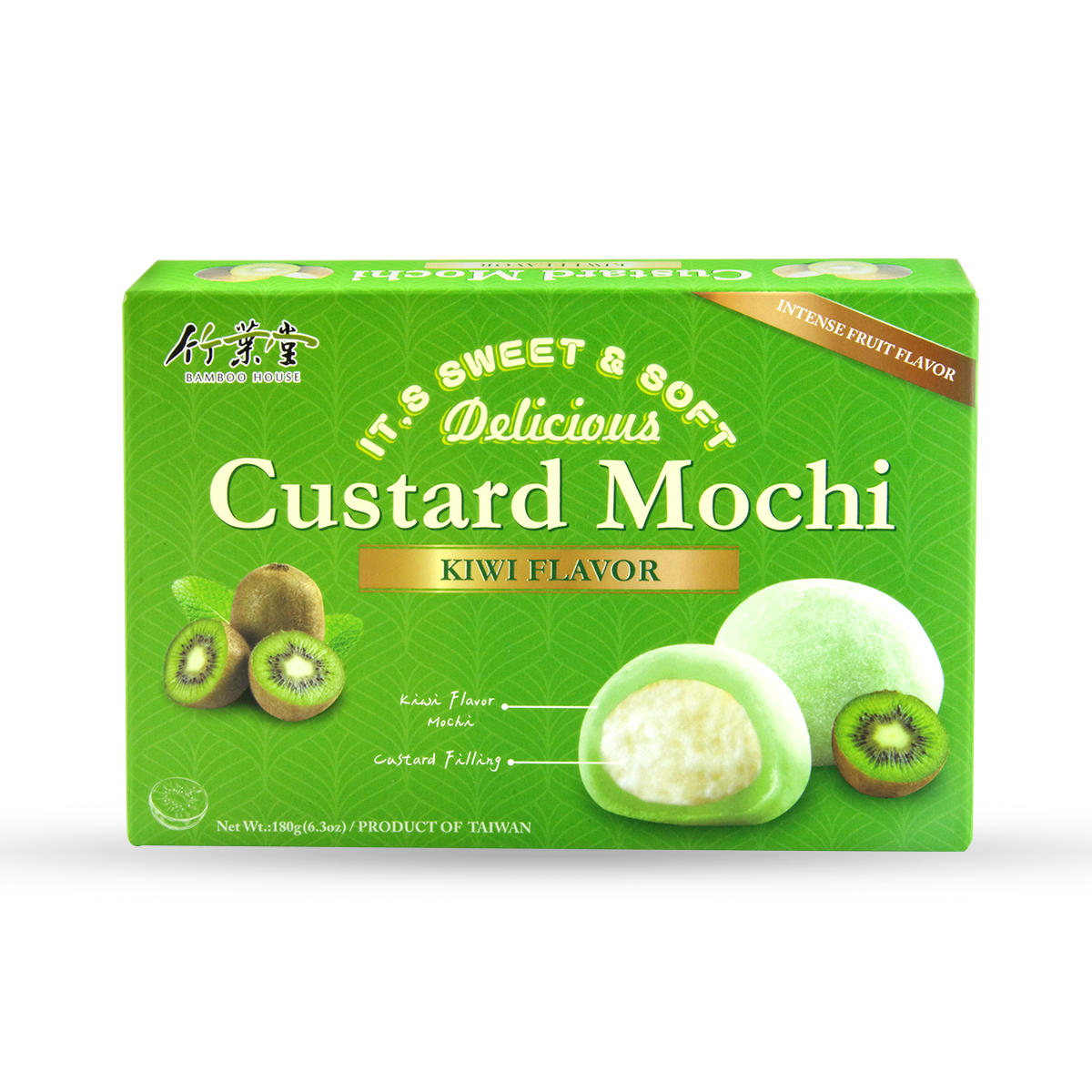 Custard Mochi (Kiwi) BAMBOO HOUSE 180g