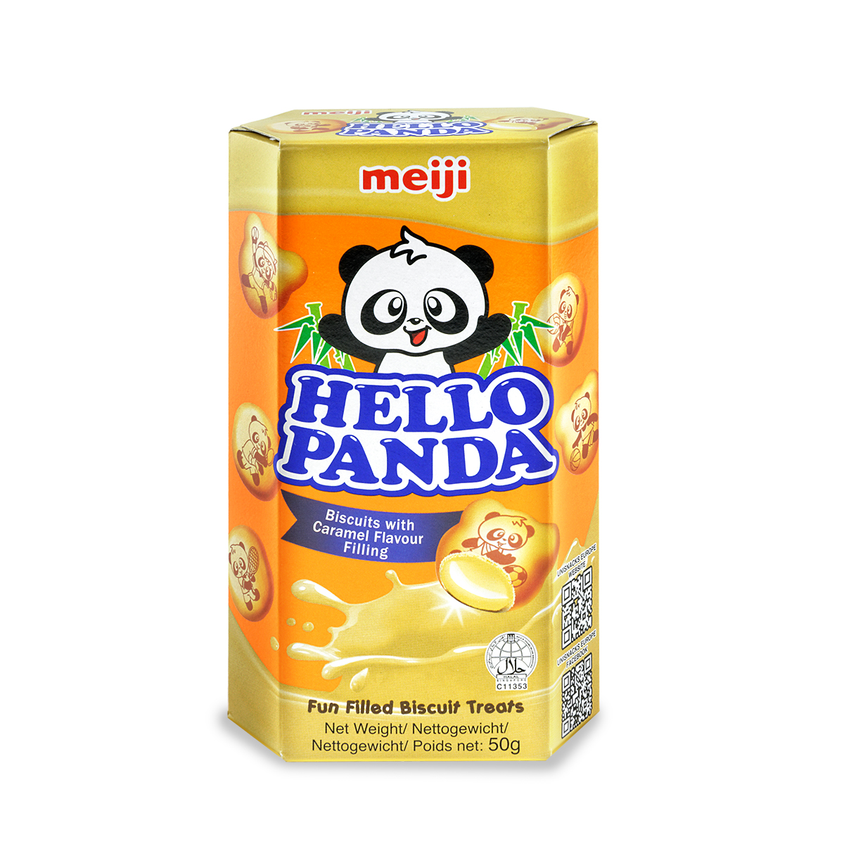 Biscuiți cu caramel MEIJI 50g