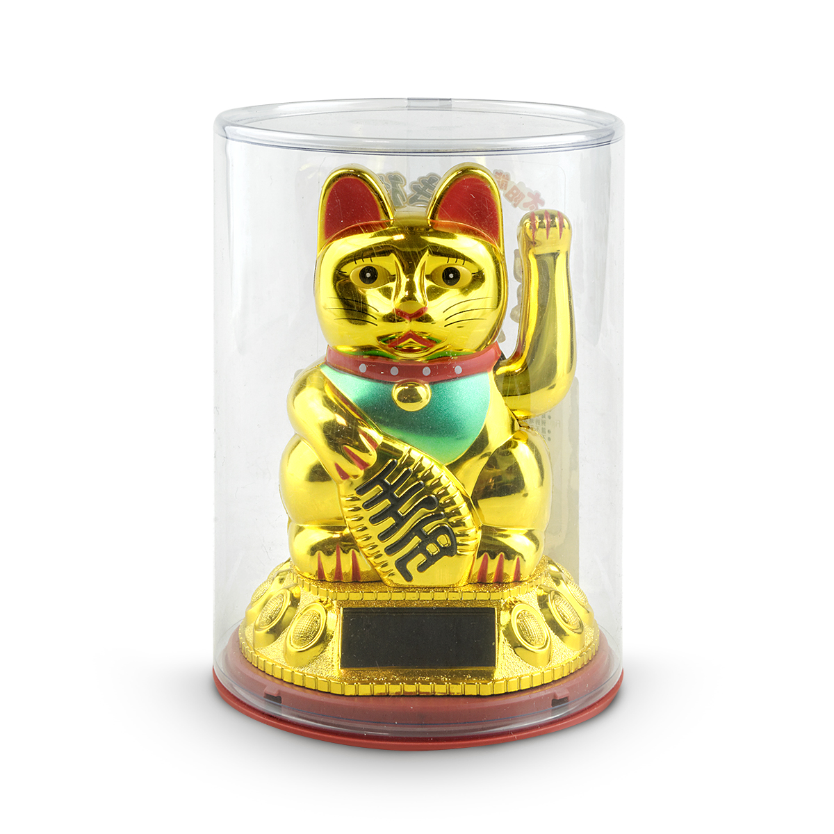 Fortune Cat Solar-Gold 8.75cm