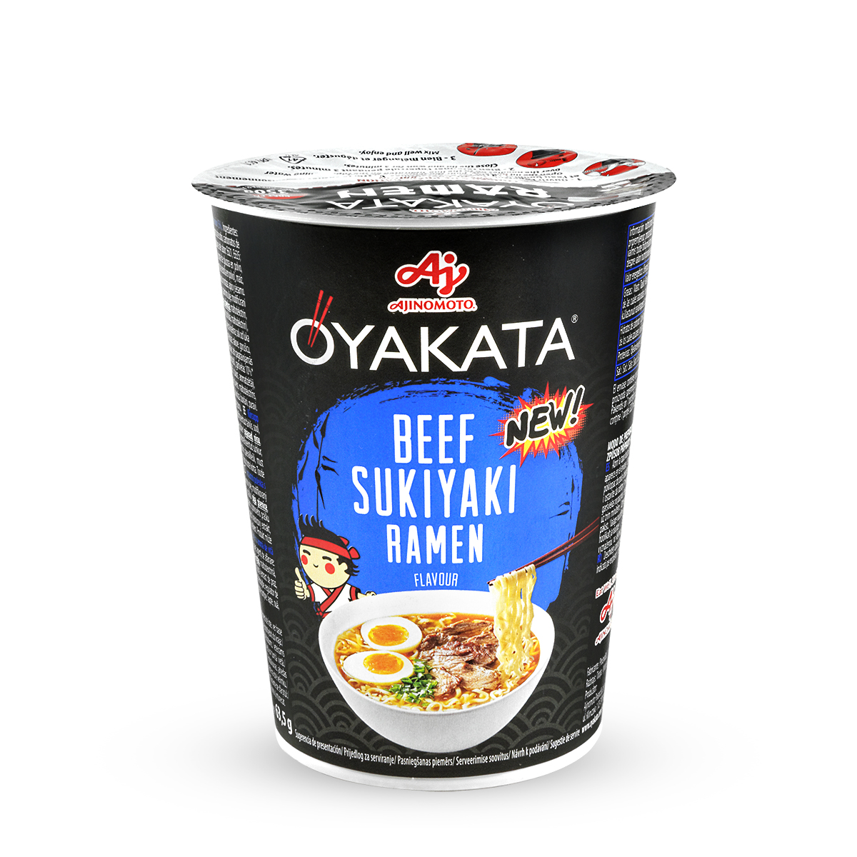 Supă instant Beef Sukiyaki CUP OYAKATA 63.5g
