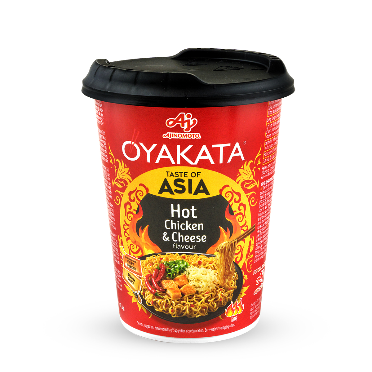 Tăiței instant Hot Chicken & Cheese CUP OYAKATA 97g