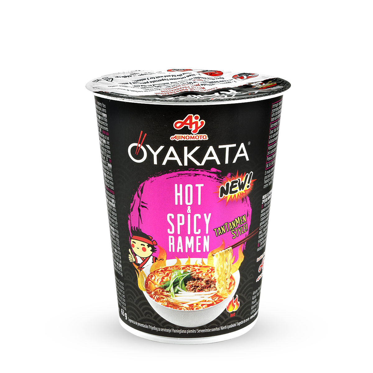 Supă instant Hot & Spicy Tantanmen CUP OYAKATA 63g