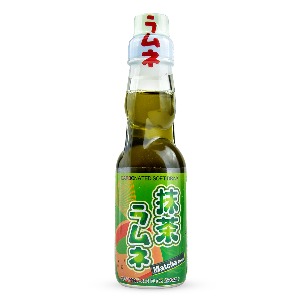 Băutură carbogazoasă cu matcha Ramune HATAKOSEN 200ml