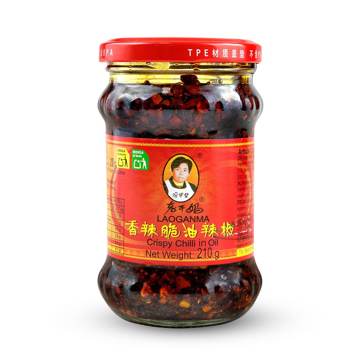 Chilli crocant în ulei LGM 210g