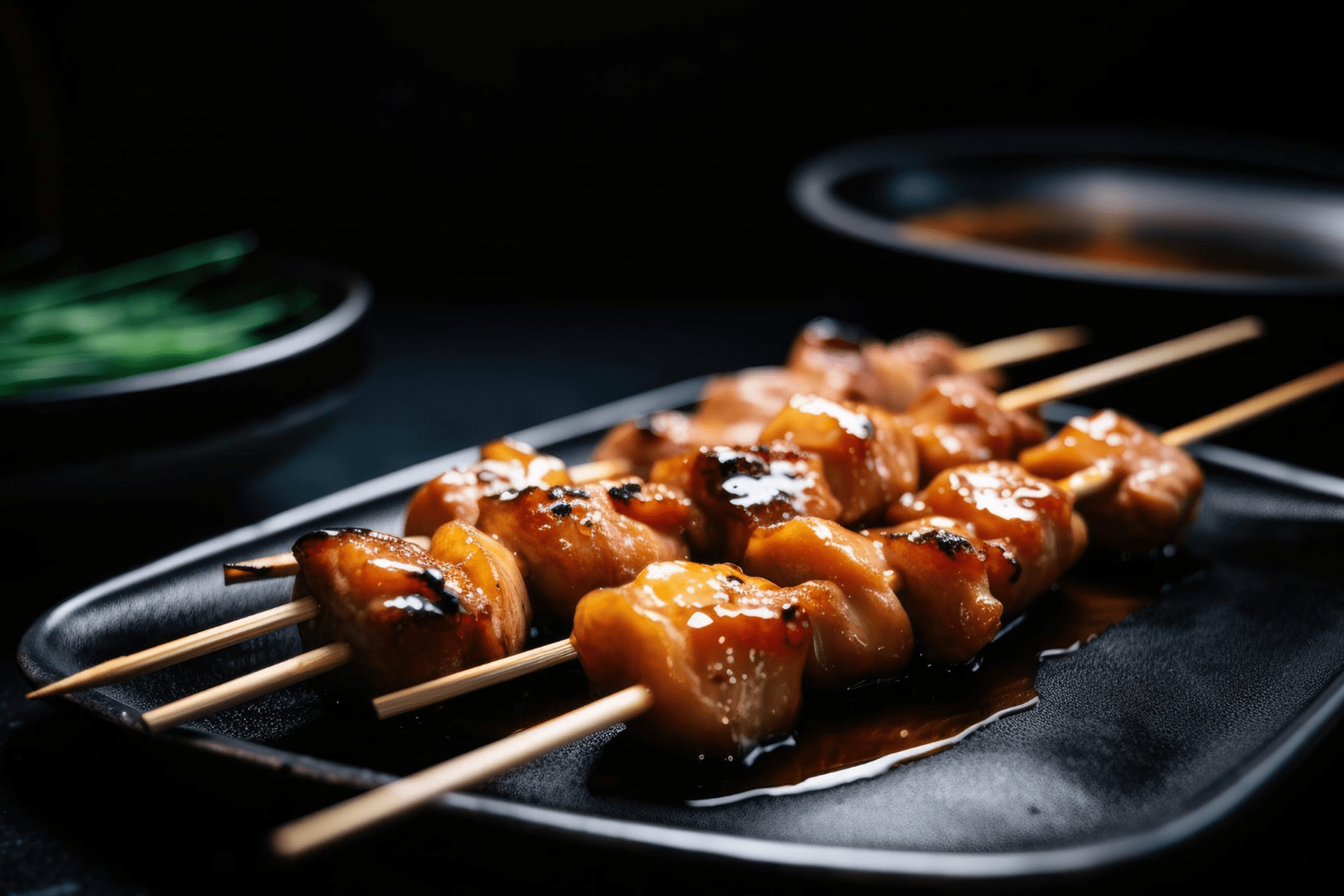 Frigărui de pui Yakitori