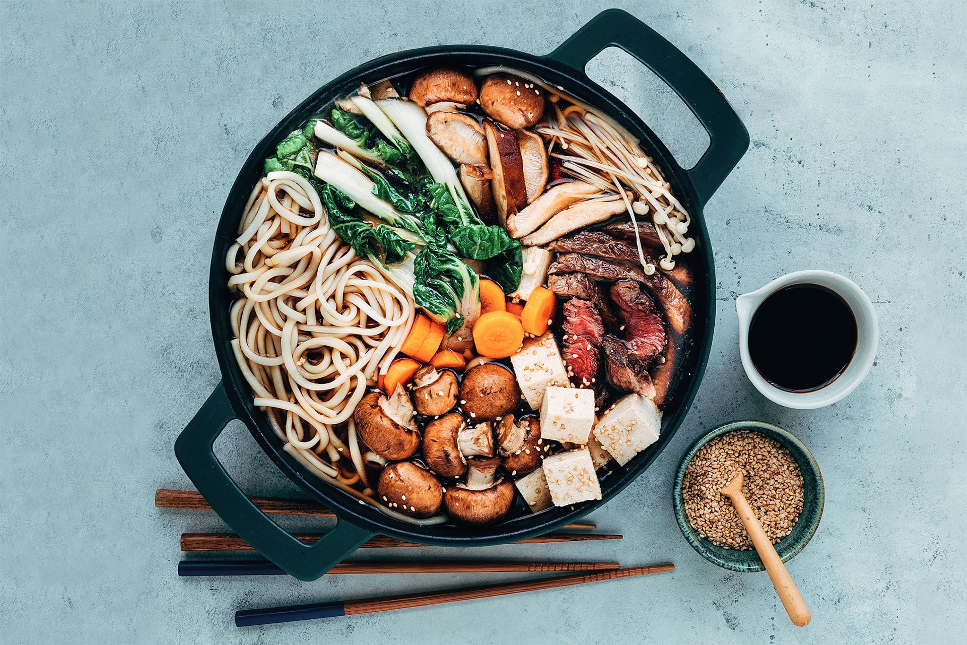Sukiyaki cu vită