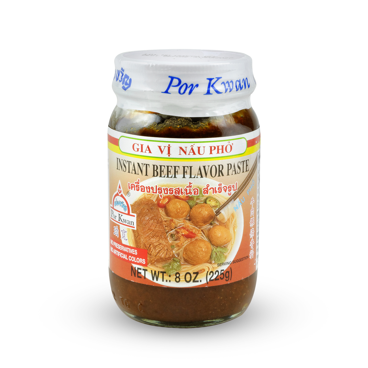 Pastă cu aromă de vită Por-Kwan 225g
