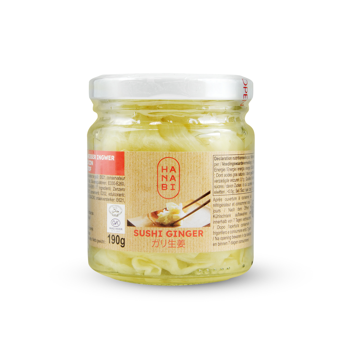 Ghimbir murat alb HANABI 190g