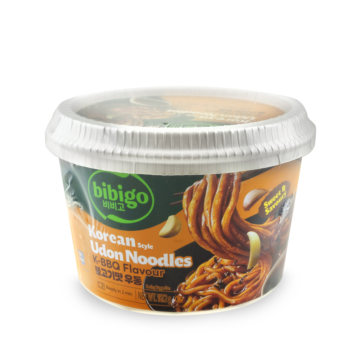 Tăiței instant Udon BBQ Bowl BIBIGO 187g