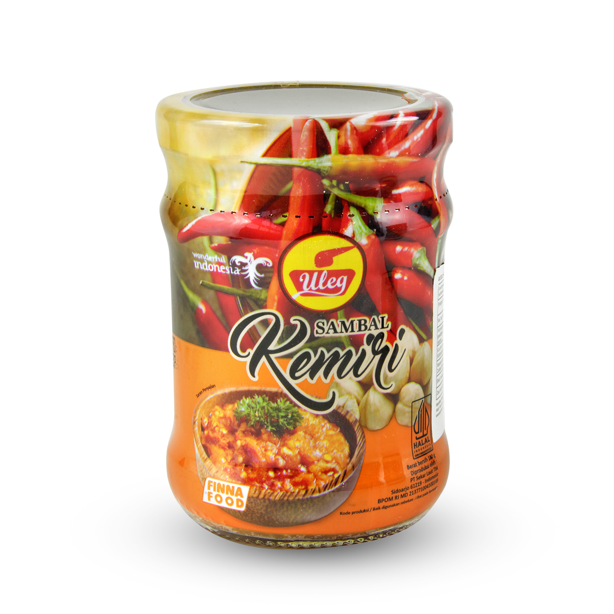 Pastă Sambal Kemiri FINNA ULEG 180g