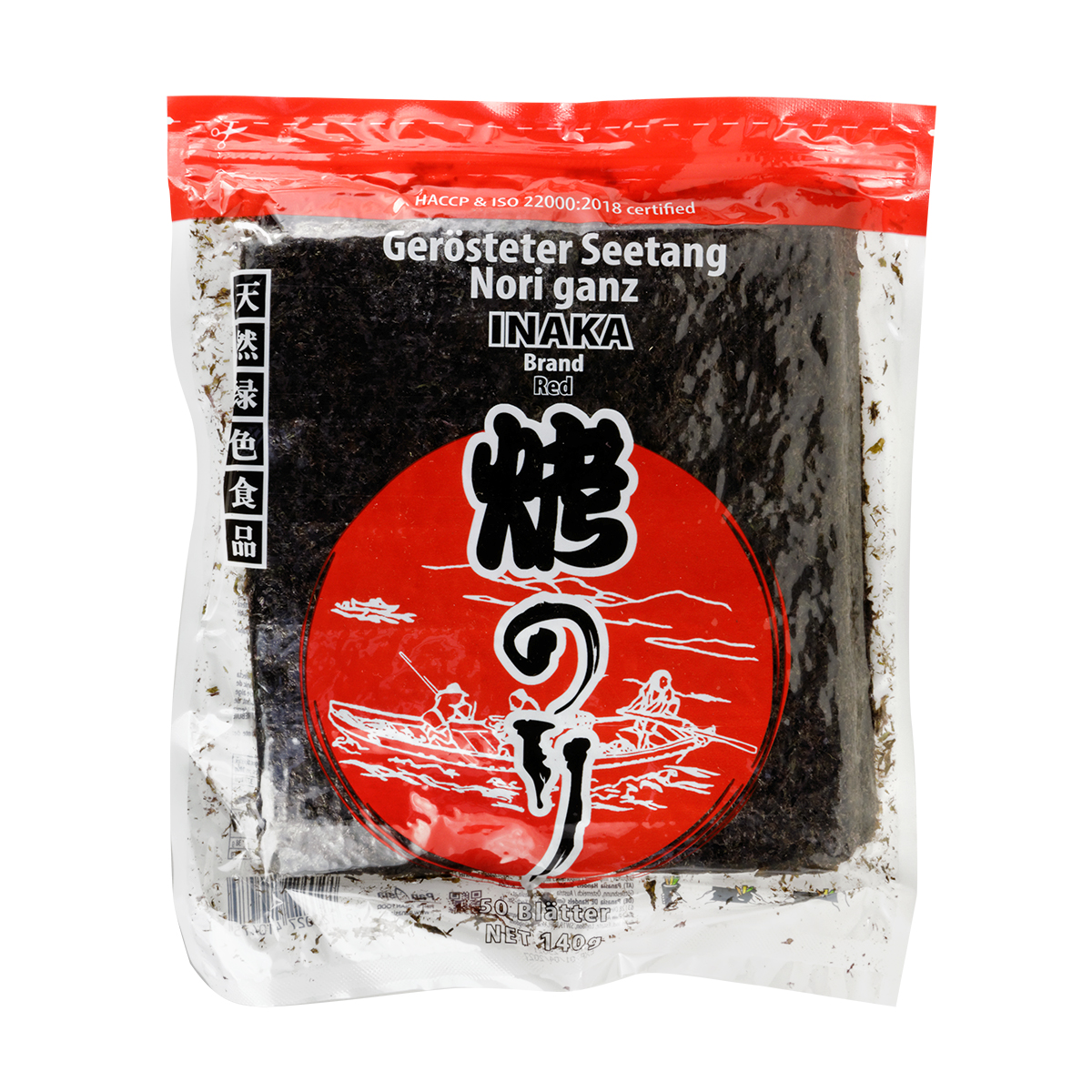 Alge nori Red (50foi) INAKA 140g