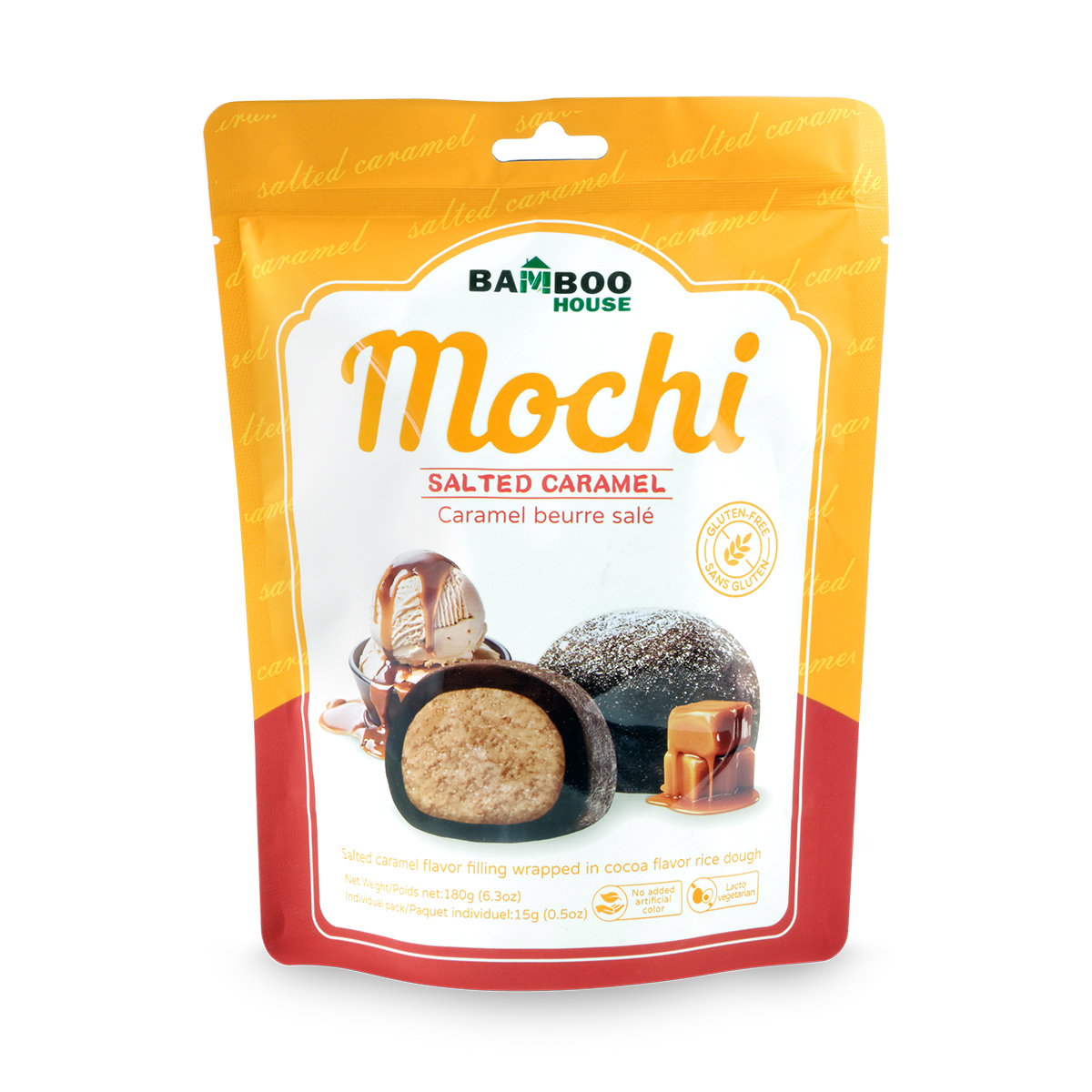 Mochi cu caramel sărat BAMBOO HOUSE 180g