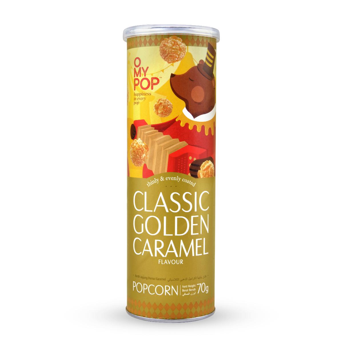Popcorn Classic Golden Caramel OMYPOP 70g