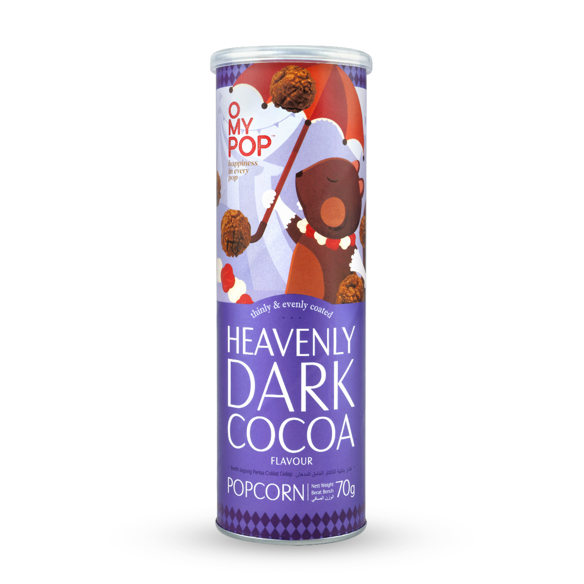 Popcorn Heavenly Dark Cocoa OMYPOP 70g