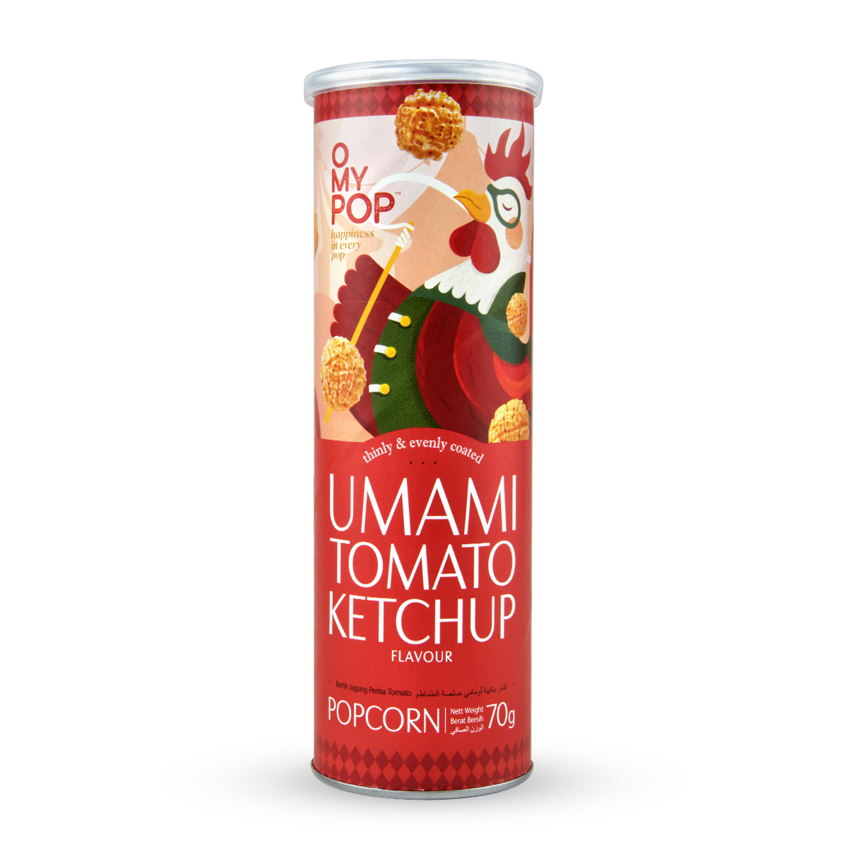 Popcorn Umami Tomato Ketchup OMYPOP 70g