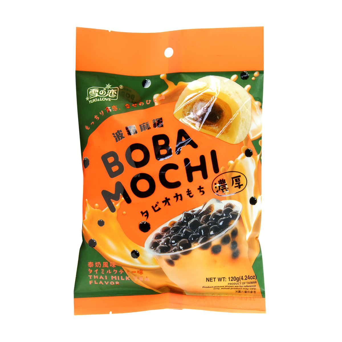 Boba Mochi Thai Milk Tea YUKI&LOVE 120g