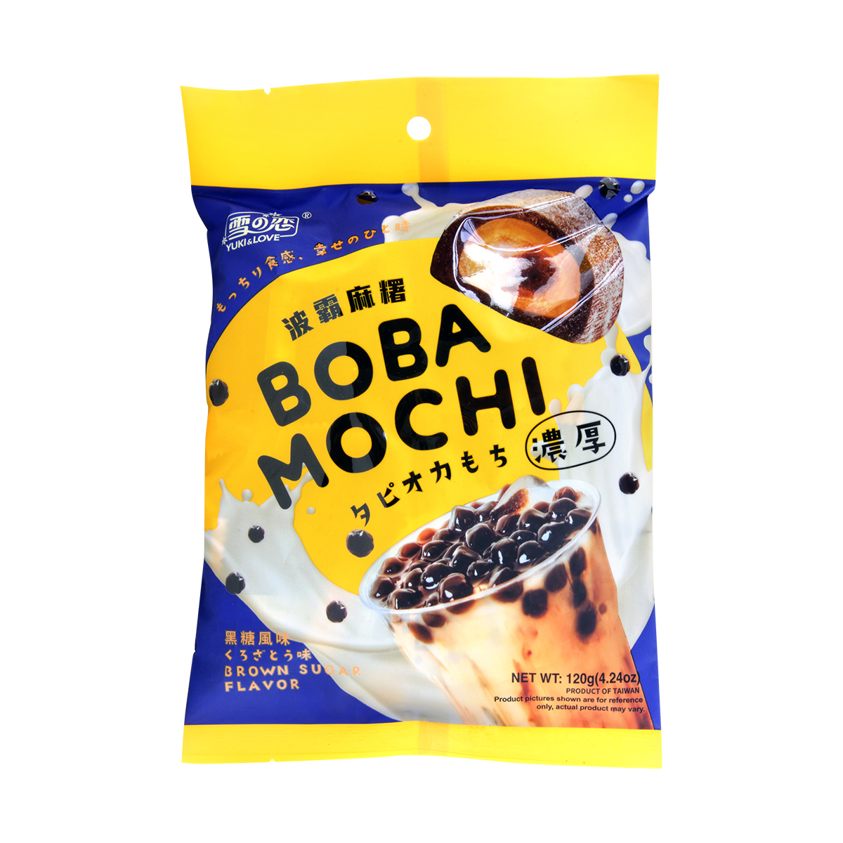 Boba Mochi zahăr brun YUKI&LOVE 120g