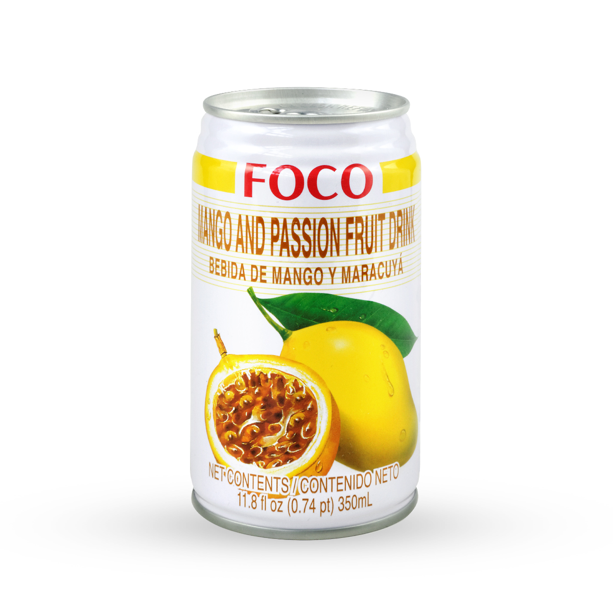 Suc de mango & fructul pasiunii FOCO 350ml