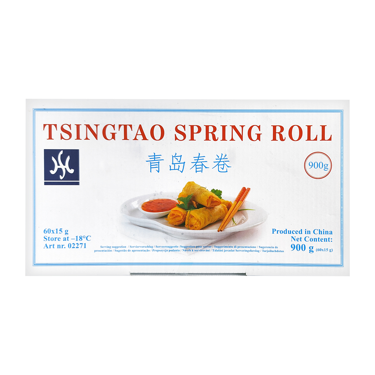 Mini Spring rolls cu legume HS (60x15g) 900g