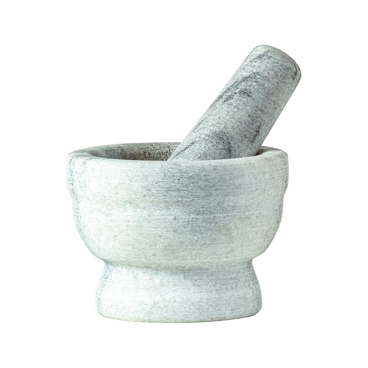 Set mojar & pistil din marmură (diam.9.5cm)