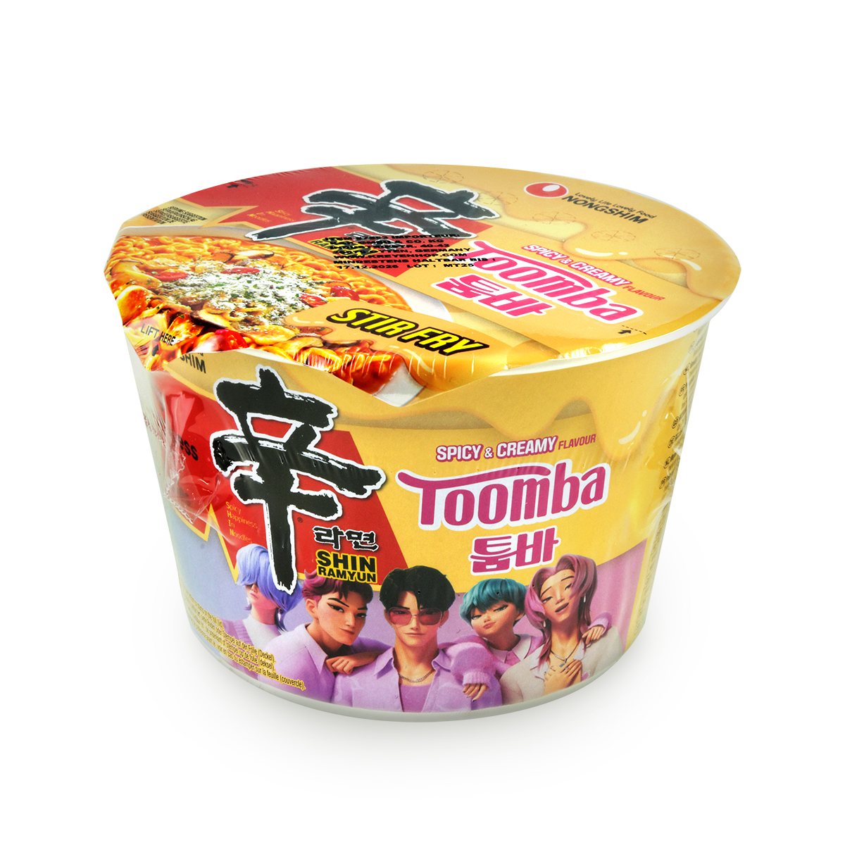Tăiței instant Shin Toomba Big Bowl NONGSHIM 113g