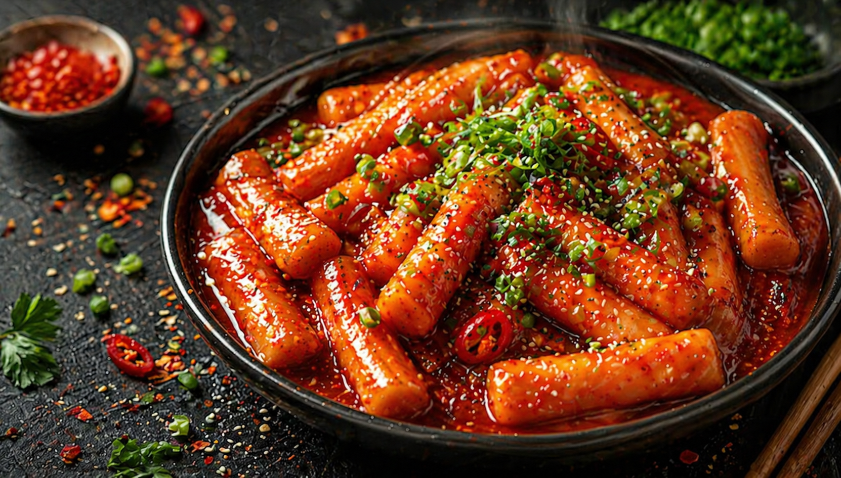 Tteokbokki: street food-ul coreean — ce este, variante și cum se prepară