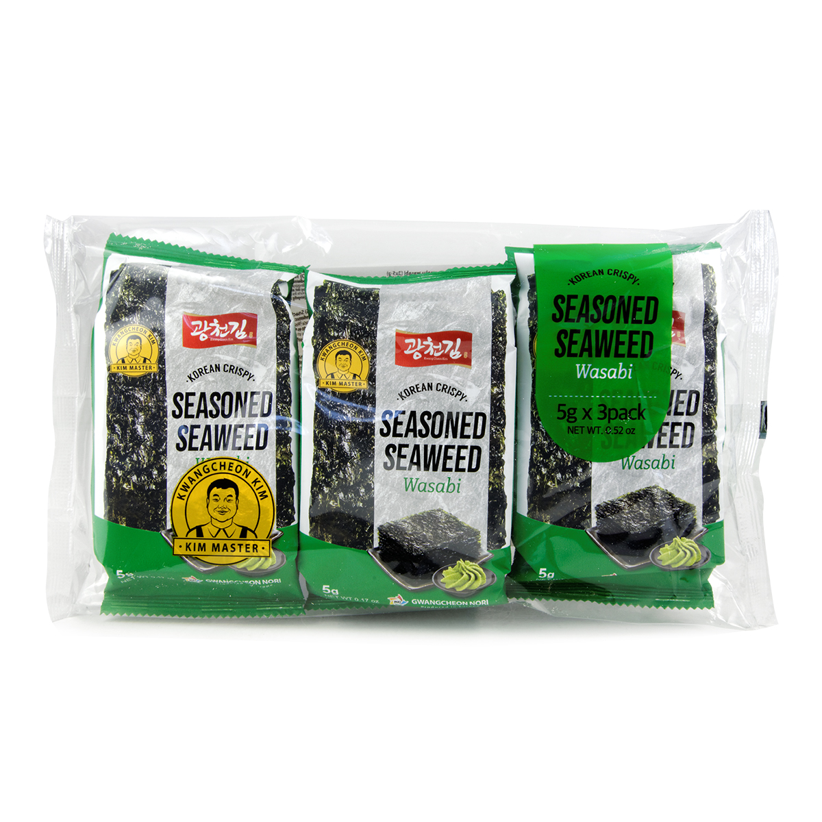 Alge prăjite - wasabi KCKIM (3x5g)15g