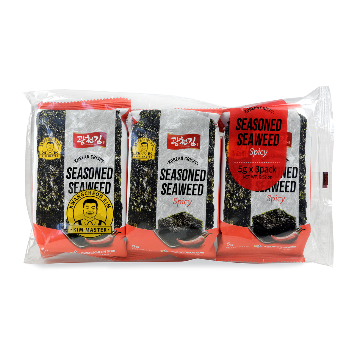 Alge prăjite - spicy KCKIM (3x5g)15g