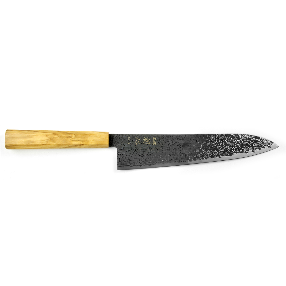 Cuțit japonez Hatsukokoro Gyuto SG2 Damascus 210mm