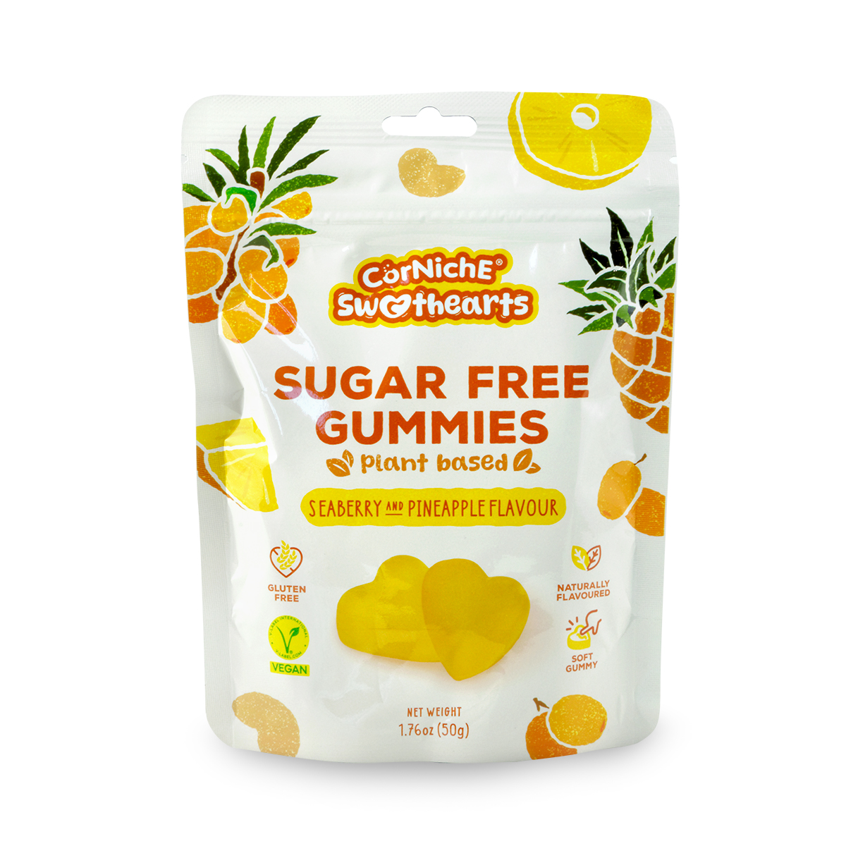 Jeleuri fără zahăr (cătină & ananas) CORNICHE 50g