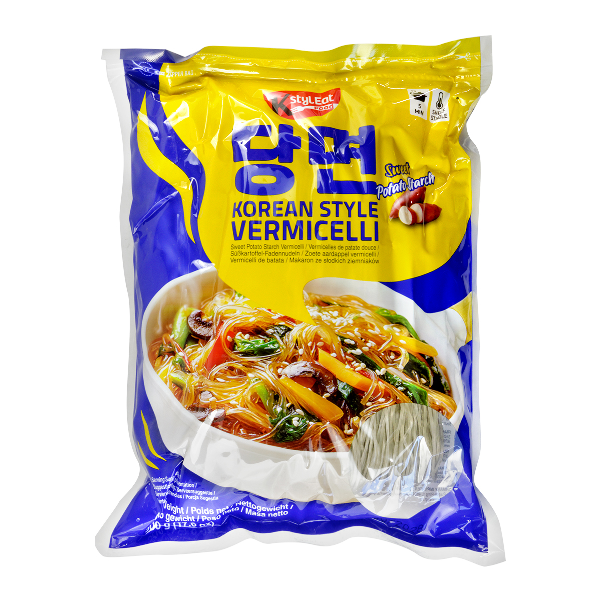 Tăiței din cartof dulce K-STYLEAT 500 g