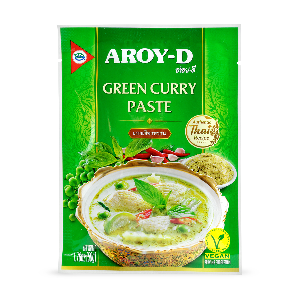 Pastă curry verde AROY-D 50g