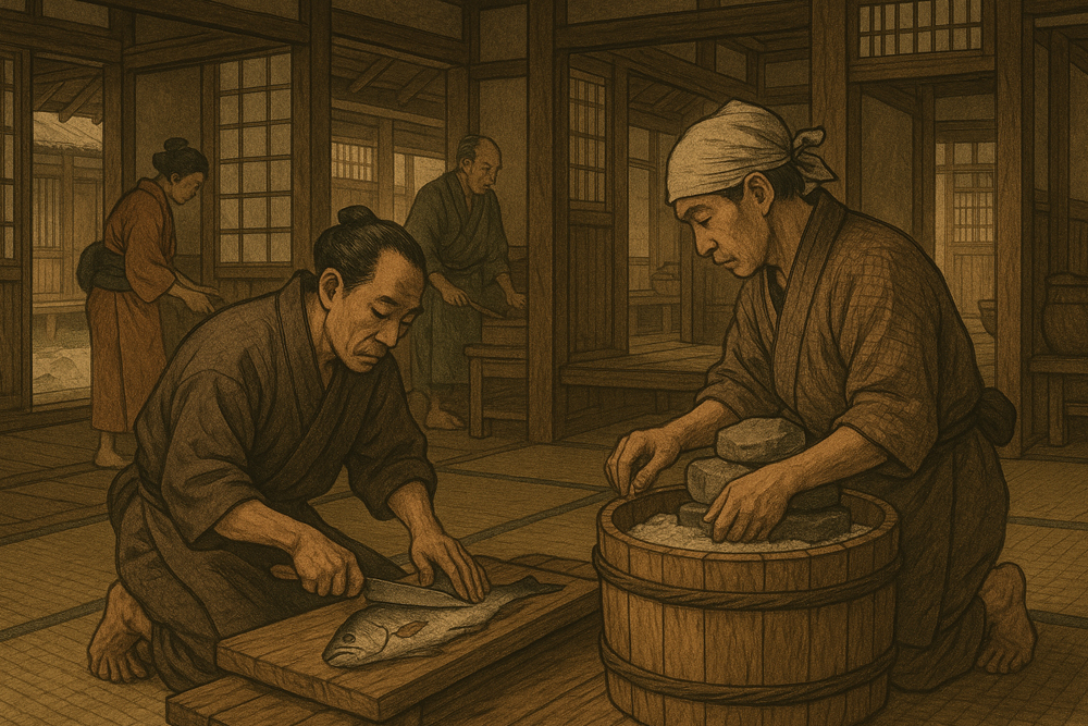 Narezushi - Originile sushi in Japonia antica